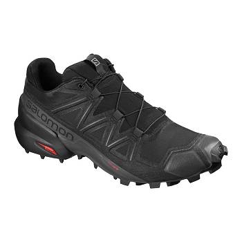 Salomon SPEEDCROSS 5 - Cierne Trailová Bežecká Obuv Panske, S0117SK